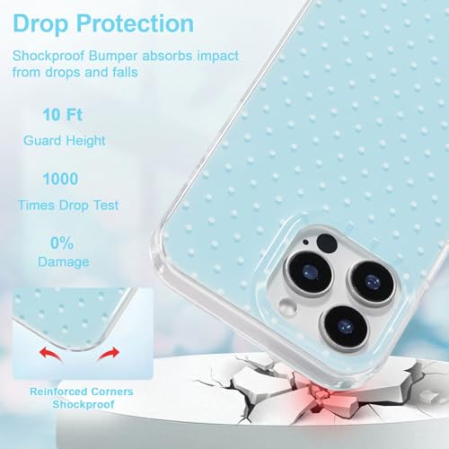 Bumper cover iPhone 15 Pro Max fine anti rayure silicone bleu