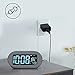 DreamSky Alarm Clocks for Bedrooms, Auto Set Digital Desk Clock for Bedside Nightstand, Electric Clock with Dimmable Brightness Dimmer, Auto DST, USB Port, Date, Temperature, Snooze