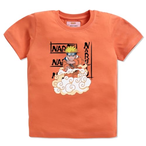 Image of Amazon Brand - Jam & Honey Boys Half Sleeve Graphic Printed T-Shirt | Round Neck | Regular Fit | Cartoon Characters (Available from 4-8 Years) (Pack of 3)