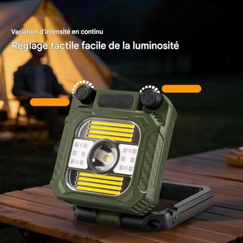 Lampe LED pour camping contre le manque d'éclairage en kit de survie léger - 2