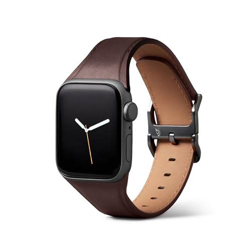 Bracelet Apple Watch 38-42mm Bellroy Classic Strap en cuir haut de gamme coloris Ganache