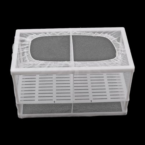 Namvo Aquarienfisch-Aufzuchtbox mit Fliesen, 6 Saugnäpfen, Aquarium-Brutbox für Jungfische, Guppys, Garnelen, Behandlung kranker Fische (26x15x15 cm)