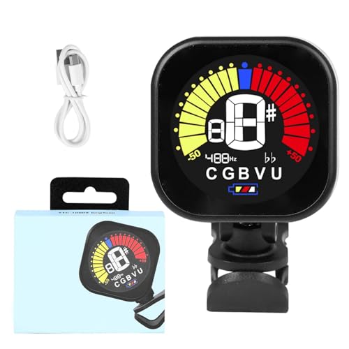 Accordeur de guitare rotatif compact pour accorder votre ukulélé et violon partout