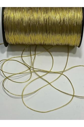 Monofil ip/simli ip/süsleme ve bağlama ipi; 10 metre/Gold