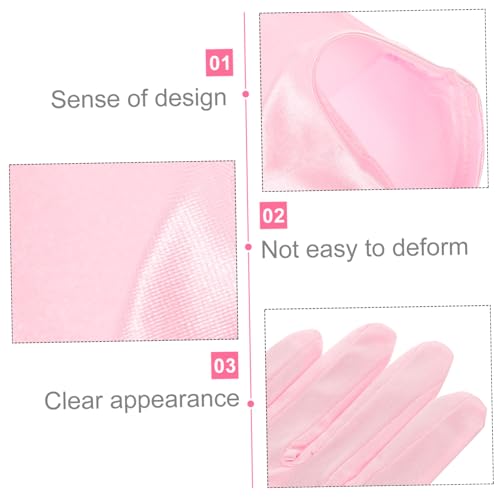 Hemoton 3pairs Girls Dress Gloves Skirt Gloves for Toddlers White for Boys and Girls Party Supplies Decorative4