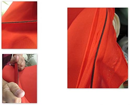 BIGZFABRIC® Neoprene Bonded Sponge Waterproof Wetsuit Fabric Red 3mm Thick Sold by The Foot and Yard (1 Yard)