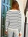 LILLUSORY Women's Striped Cardigan Sweaters Fall Outfits Clothes Fashion Trendy Long Sleeve Tops Casual Knit Lady Jackets White Black M