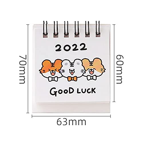 Wilitto 2022 Desktop Kalender, Maandelijkse Kalender Staand Flip Dagelijkse Kalender Planner Organizer Planner Voor… - Image 7