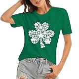 Photo Gallery 2024 saint patrick ladies summer top per le donne grafica irish clover primavera magliette senza cuciture plus size shamrocks primavera 2024 trendy buona fortuna camicetta manica corta cotone elegante Photo Gallery 2024 saint patrick ladies summer top per le donne grafica irish clover primavera magliette senza cuciture plus size shamrocks primavera 2024 trendy buona fortuna camicetta manica corta cotone elegante