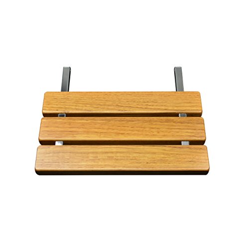 Diyhd Sd 15" Teak Wood Floding Seat Wall Mount Shower Bench #TOP3