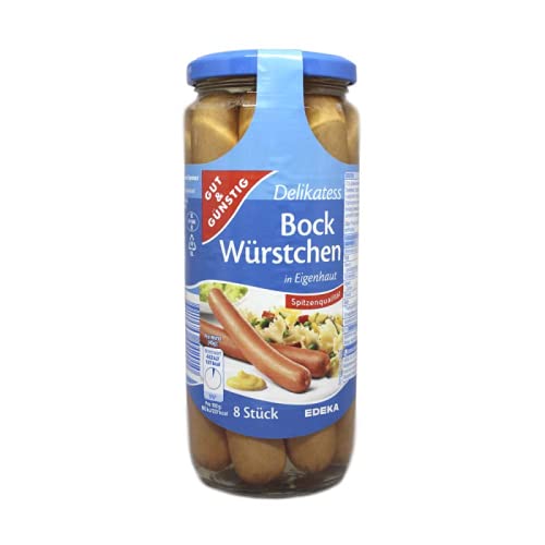 Konserven G&G Delikatess Bockwurst 8/360g dose