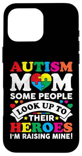Autism Awareness Women Mom Mother's Day Proud Autism Mom �X�}�z�P�[�X iPhone 16 Pro Max �p