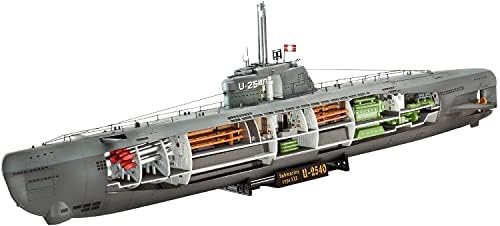 Revell 05078 U-Boat XXI Type w. Interieur Model Kit, 53.1 cm length