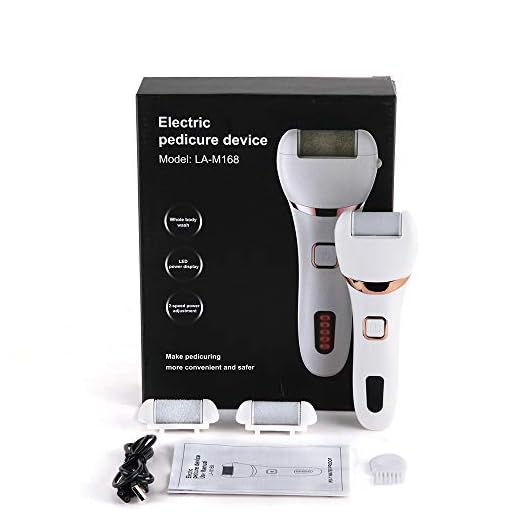Callus de pie eléctrico con 3 cabezales de rodillo extractores Dispositivo de pedicura recargable Lima de pie electrónica Herramientas de pedicura