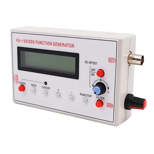 VOANZO 1HZ-500KHZ DDS Signalgenerator Frequenzgenerator Ausgangswellenform - Sinuswelle Quadratwelle Dreieck Welle Vorwärts-Sägezahnwelle Rückwärts-Sägezahnwelle