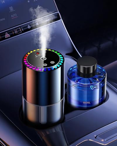 Image of 5.6oz /160ml Large Capacity 2025 AI Car Air Freshener, Smart Car Electric Diffuser with Perfumes (Colognee), Essential Oil Diffuser Last 6 Months, Auto On /Off, 3 Mode Adjustable, BJ 579-2