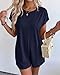 BTFBM Rompers for Women Summer 2026 Casual Dressy One Piece Shorts Tshirt Pants Jumpsuit Vacation Outfit Fashion Clothing(Navy Blue, X-Large)