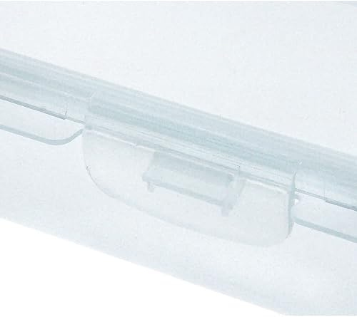 Miniatura 5 de HUBERT Contenedor reutilizable para llevar con 3 compartimentos de polipropileno, 9 pulgadas de largo x 9 pulgadas de ancho x 3 18 pulgadas de alto