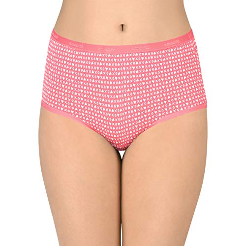 Image of Amante Printed Cotton Full Brief Panty Pack(Pack of 3)