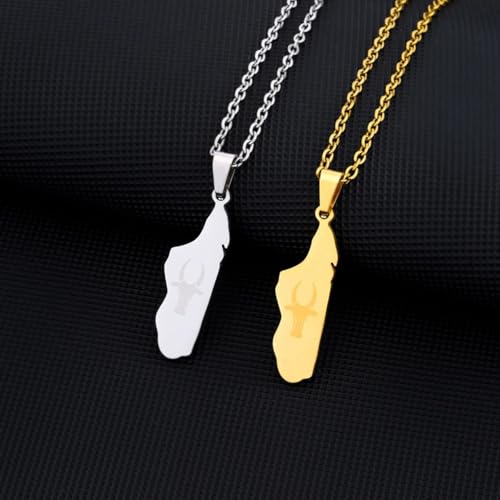 Bijoux Madagascar singe et vache collier fini les allergies