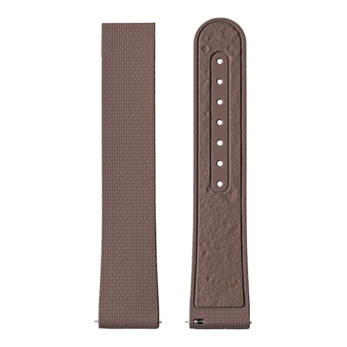 Omega X Swatch MoonSwatch 20mm FKM NCbN[X Y fB[X jo[TpvohANZT[ɑΉ(Brown-No buckle)