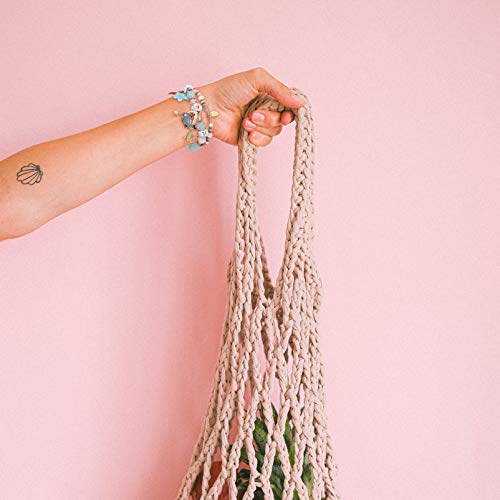 Amosfun Infantil Pulseira Sereia Pulseira Princesa Contas de Cristal Pulseira Kit de Joias Sob O Mar