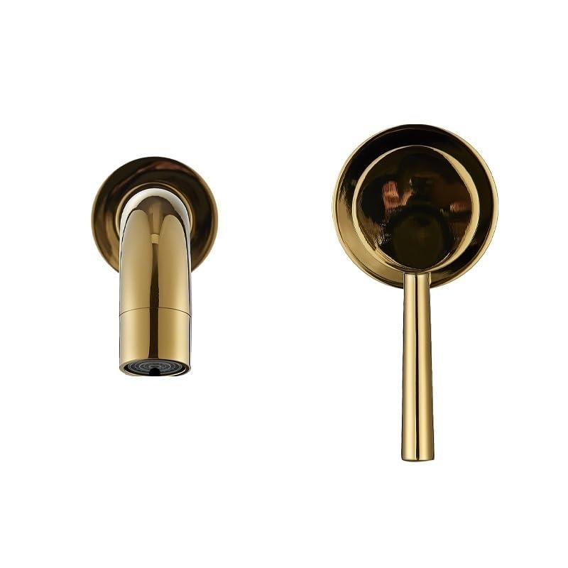 Robinet mitigeur rotatif double trou en laiton avec bec orientable fluide
