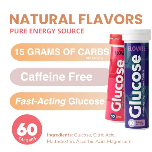 ELOVATE Glucose Tablets Assorted Variety