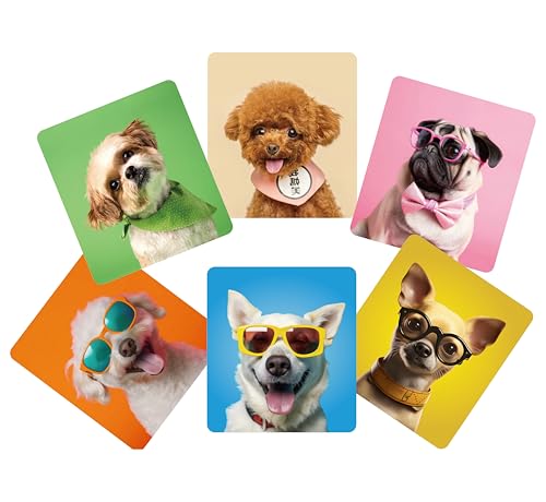 Glasses Cleaning Cloth for Eyeglasses - Multicolor Eyeglass Clean Cloths - Lens Cleaning Cloth for Camera Glasses Screens Phones and Delicate Surfaces Cute Design- 6x7in