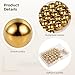 40 PCS Precision Brass Bearing Balls, 1/2 Inch Diameter Polished Surface, Quality and Corrosion-Resistant, Includes Transparent Storage Box, Ideal for Ball Mill and Diverse Projects