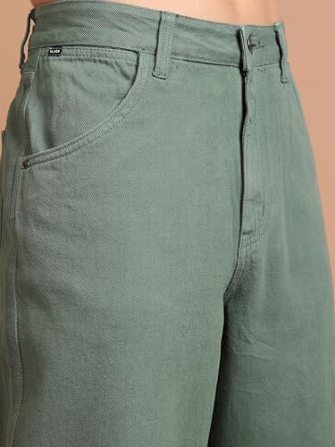 Image of Highlander Men Men's Loose Fit Jeans | Wide Leg | Mid Rise | Cotton | Jeans for Man