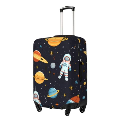 Galaxy Space Astronaut Luggage covers for Suitcase Universe Planets Travel Suitcase Protector Anti Scratch Suitcase Cover Fit 25-28 inch2