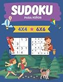 sudokus para imprimir faciles para niños  Sudokus Para Niños 6-10 Años: 300 Sudoku Para Niños 4x4 y 6x6 Juego Matematicas Rompecabezas Para Niños Idea de Regalo Para Niñas y Niños