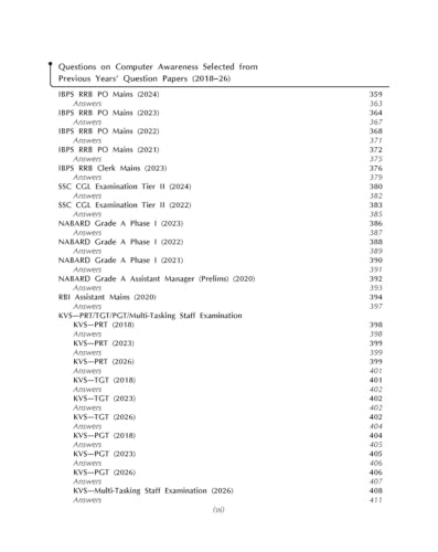 Image of Spectrum Computer Awareness Question Bank | Revised Edition 2026 | UGC NET Paper-1 | SSC | Banking | Railway | DSSSB | CPCT | State PCS | One Day ... | Paperback | Pradeep Gautam | March 16, 2026