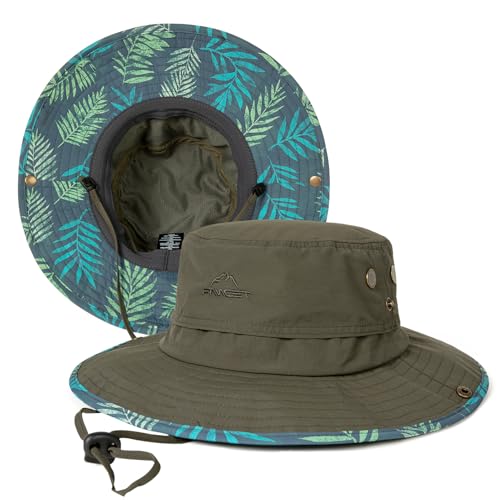 Image of TOP-EX UVCoolix Cooling UPF50+ Wide Brim Sun Hat, Waterproof, Big Head | cooling sweatband, waterproof, water resistant, UV protection, wide brim, breathable, big-head fit, fishing, hiking, beach