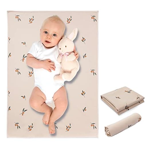 Vegan Leather Baby Changing Mat - Wipeable Portable Changing Pad, Foldable Travel Changing Mat for Baby, Newborns Toddlers Shower Gifts (Branch,20"*28")