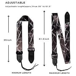 LIUZH Crossbody Guitar Strap Bandoulière Personnalité Homme et Femme Picks Strap Buckle - Les Beatles, Paul McCartney, John Lennon, RIngo Starr, George Harrison LIUZH Crossbody Guitar Strap Bandoulière Personnalité Homme et Femme Picks Strap Buckle – Image 2
