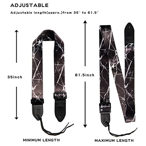 LIUZH Crossbody Guitar Strap Bandoulière Personnalité Homme et Femme Picks Strap Buckle - Les Beatles, Paul McCartney, John Lennon, RIngo Starr, George Harrison LIUZH Crossbody Guitar Strap Bandoulière Personnalité Homme et Femme Picks Strap Buckle – Image 3