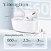Yitonglian Charging Case Replacement for AirPods Pro 1st & 2nd Generation - Wireless Charger Case Without Earbuds