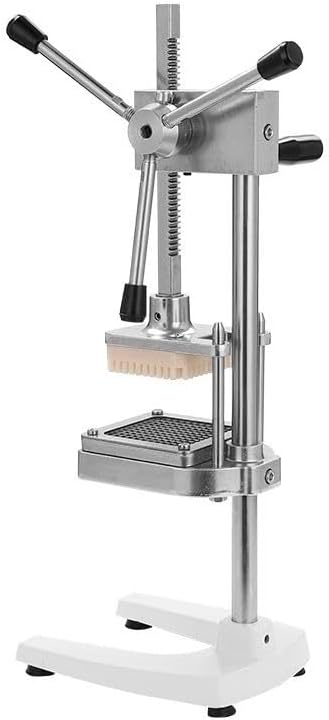 Manual Potato Chips French Fries Cutter Vegetable Slicer Chopper Manual Vegetable Chopper (10MM)