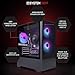 SYSTEMTREFF Basic Gaming PC AMD Ryzen 5 PRO 5655G 6x4.4GHz | Radeon RX Vega 7 4K HDMI DX12 | 512GB M.2 NVMe | 16GB DDR4 RAM | WLAN Desktop Computer Rechner für Gamer, Zocker