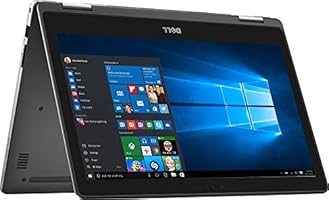 Dell Inspiron 7000 13.3&quot; 2-in-1 Full HD Touchscreen Convertible Laptop, 7th Intel Core i7-7500U, 12GB DDR4 RAM, 256GB SSD, Backlit Keyboard, Bluetooth, HDMI, 802.11AC, Windows 10