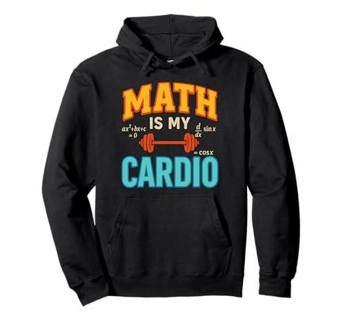 Amusant Maths Cardio Workout Geek Humour Design Sweat à Capuche