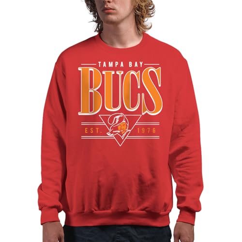 Tampa Bay Buccaneers Established Retro - NFL Adult Crew Fleece for Men & Women