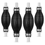 BBTO 4 Pieces Black Primer Bulb Rubber Fuel Pump Transfer Vacuum Fuel Primer Bulb...