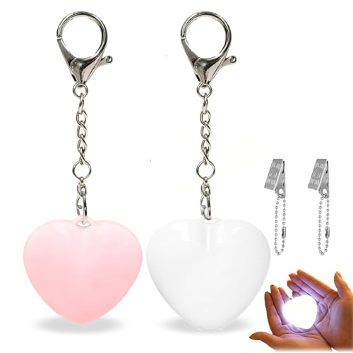 Image of JIUKONG Heart Shape Purse Light with Auto Sensor -Lights for Inside Purse, Handbag Light with USB-C Charging, 15s Auto-Off, Gift for Women, Girls, Mom (Cute Heart Lamp for Dark Bags)