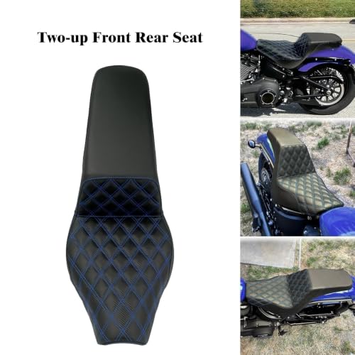Sillín motocicleta de dos plazas con reducción de fatiga para Softail Street Bob 2
