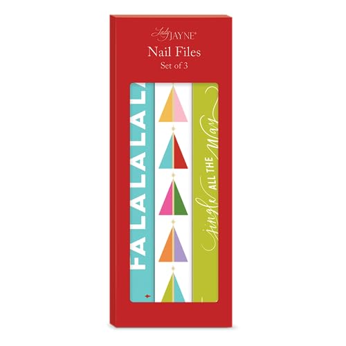 Limas de uñas navideñas Lady Jayne Geo Trees (juego de 3 unidades 60083)