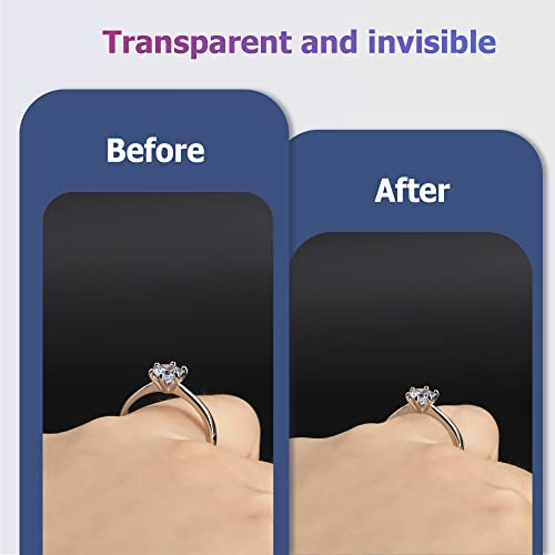 24 Pcs Ring Sizers Adjuster Transparent Silicone Guards Clip Noodle Jewelry Tightener Connector 4 Sizes For Loose Rings #TOP5