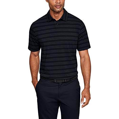 Polo Under Armour CC Scramble Stripe pour homme en maille légère rayée